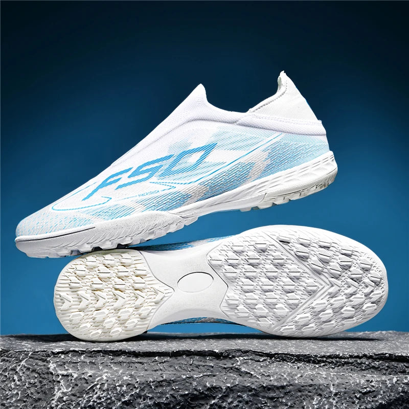 New Men's Football Boots Ultralight Sport Indoor Cleats Soccer Shoes Grass Adult Non-Slip Non Slip Fg Turf Futsal Comfortable