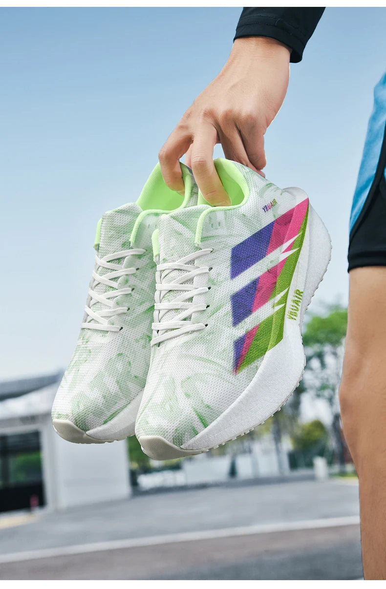 Men's Cushioning Running Shoes Lightweight Athletic Casual Sneakers Male Non-Slip Sports Shoes Outdoor Travel Walking Shoes2026