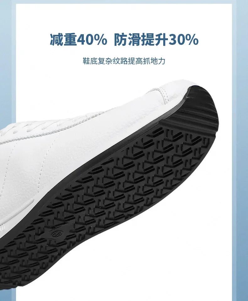Zapatillas deportivas de cuero PU para tiempo libre, running, verano, moda, antideslizantes, montañismo, tenis, tendencia, superventas, para hombre, blancas, planas