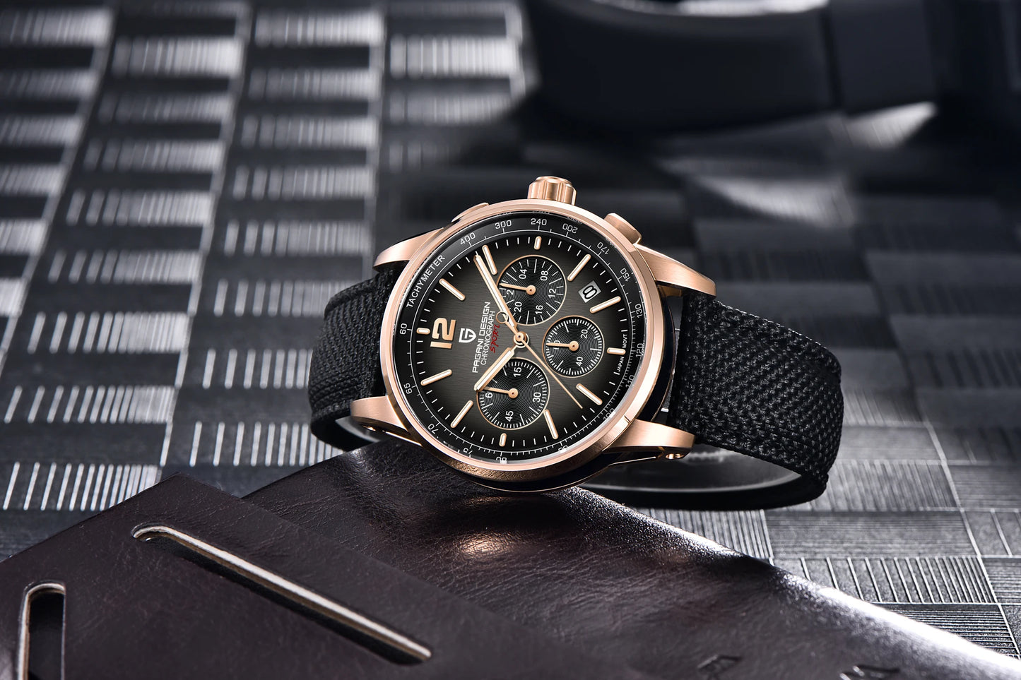 PAGANI DESIGN 2025 New Men Quartz Watches VK63 Fashion Casual 100M Water Resistant Sapphire Glass Stainless Steel Watches