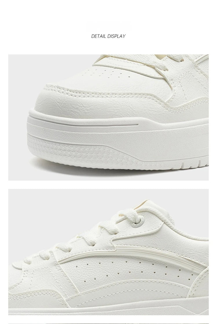 Xtep Skateboard-Schuhe – Leichte Sommersportschuhe mit dicker Sohle, Low-Top-Sneaker im modischen Street-Style 875319310016