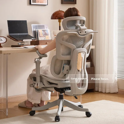 S950 Ergonomic Office Chair Adjustable Computer Chair, Gaming Chair with Lumbar Support, Comfortable Study Chair for Home Office & Work
