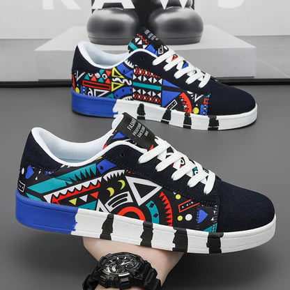 YRZL Παπούτσια Skateboard Ανδρικά Canvas Sneakers Casual Αναπνέοντα Παπούτσια Περπατήματος Ελαφριά Επίπεδα Παπούτσια για Άνδρες Street Trend Αθλητικό Παπούτσι