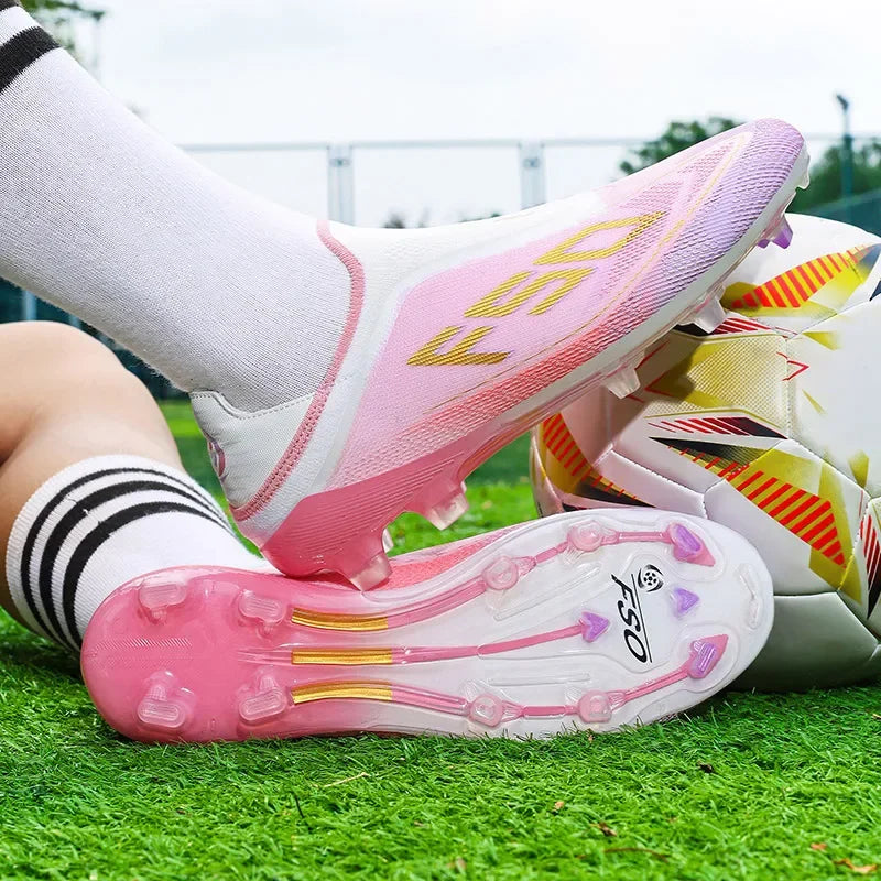 Fodboldstøvler til mænd – Fodboldsko i høj kvalitet – Sneakers – Til kampe – Indendørs – Skridsikre – Græsstøvler – Højt skaft – Futsal – Bestselgere – Udendørs