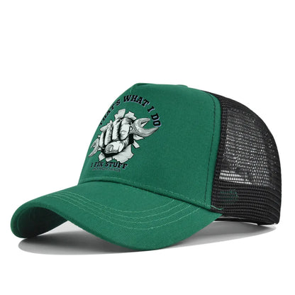 Mode Frühjahr/Sommer Bedruckte Netz-Baseballkappe, atmungsaktiv, Gorras, mit individuellem LOGO für Männer, Frauen und Paare, Schirmkappe, Casquette