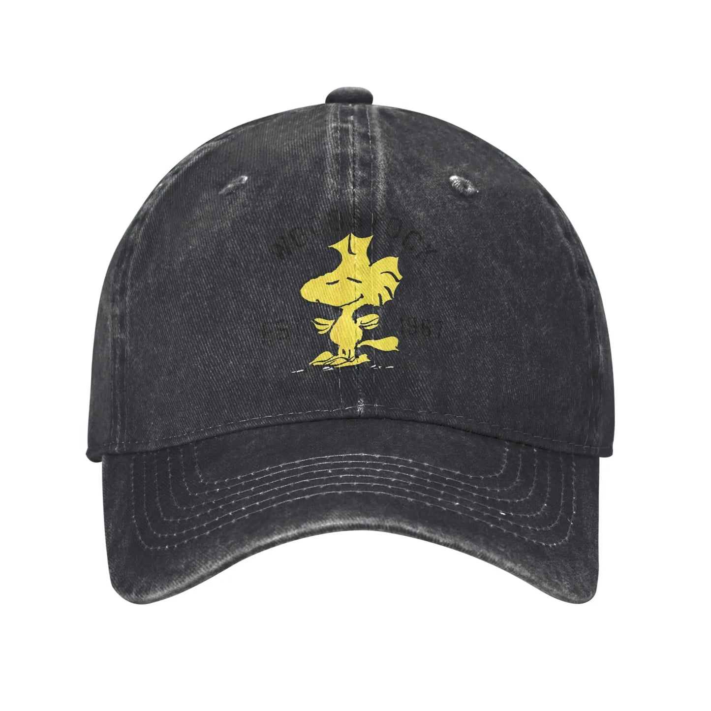 Sleeping Snoopy Baseball Caps Casual Distressed Washed  Snapback Cap Unisex Style Outdoor Summer Adjustable Caps Hat