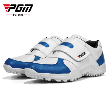 PGM Barn Flickor Pojkar Golfskor Halkfria Läder Utomhus Barnsneakers Sportskor XZ054