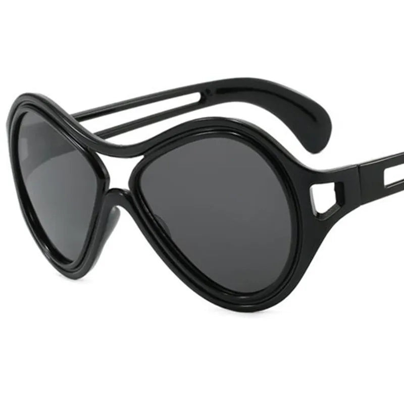 NEW Sunglasses Unisex Sun Glasses Anti-UV Spectacles Oversize Frame Eyeglasses Personality Ornamental Simplity Google
