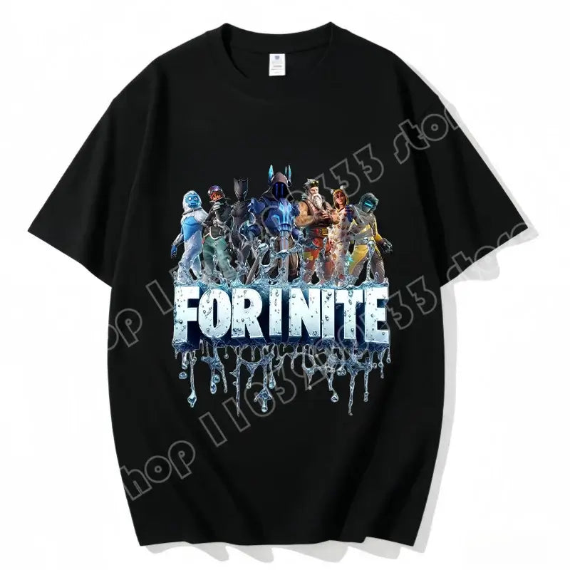 Fortnite majica s okruglim izrezom, uniseks za odrasle, gaming plesna moda, nova, od čistog pamuka, kratkih rukava, savršena za ležerno nošenje i odmor