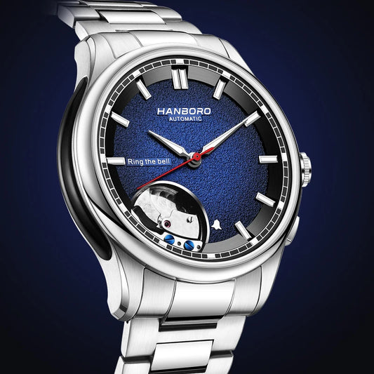 HANBORO Chime Series Modified Movement Men's Personalized Automatic Mechanical Watch