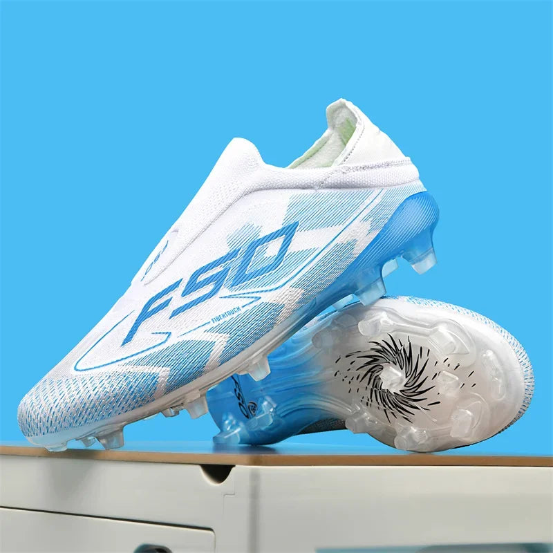 New Men's Soccer Shoes Grass Adult Non-Slip Football Boots Ultralight Sport Indoor Cleats Non Slip Fg Turf Futsal Comfortable