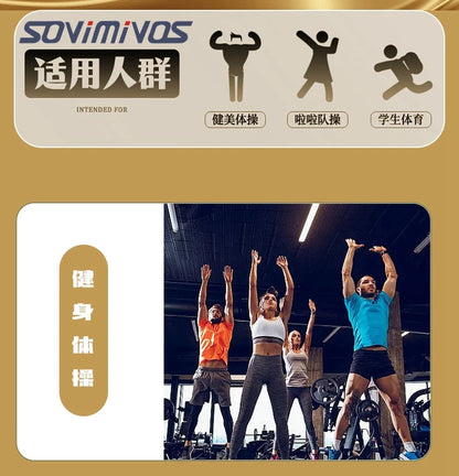 Zapatillas de baile para mujer, zapatillas deportivas planas y ligeras, zapatillas de gimnasia aeróbica de competición, zapatillas deportivas para fitness, zapatillas de baile blancas.