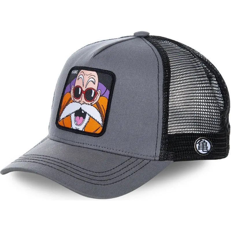Dragon Ball Son Goku-Kappe, Sommer-Reisekappe mit Schirm, Herren-Kappe mit Stickerei, Hip-Hop-Mesh-Kappe, Sonnenvisier, Baseballkappe, Outdoor-Sport