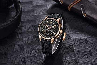 PAGANI DESIGN 2025 New Men Quartz Watches VK63 Fashion Casual 100M Water Resistant Sapphire Glass Stainless Steel Watches
