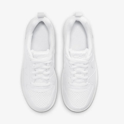 Nike Court Borough Retro alsidige, afslappede, skridsikre, åndbare, balancerede low-top-sko i hvid AV3171-100