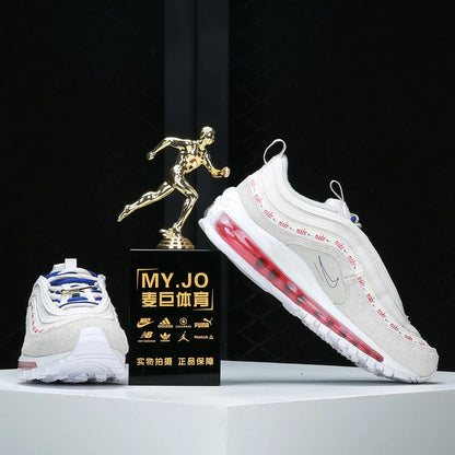 Nike ægte AIR MAX 97 lave sportssko til kvinder med luftpude DC4013-001