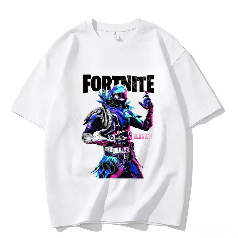 Fortnite majica s okruglim izrezom, uniseks za odrasle, gaming plesna moda, nova, od čistog pamuka, kratkih rukava, savršena za ležerno nošenje i odmor