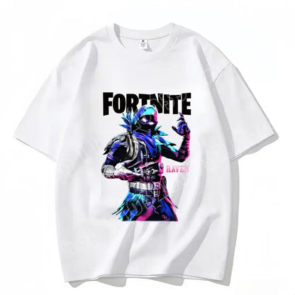 Fortnite majica s okruglim izrezom, uniseks za odrasle, gaming plesna moda, nova, od čistog pamuka, kratkih rukava, savršena za ležerno nošenje i odmor