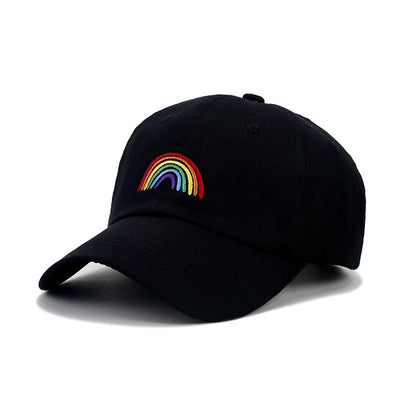 Unisex Baseball Cap Rainbow Embroidery Sports Hats Fashion Hat Cap For Men Women Streetwear Dad Hats