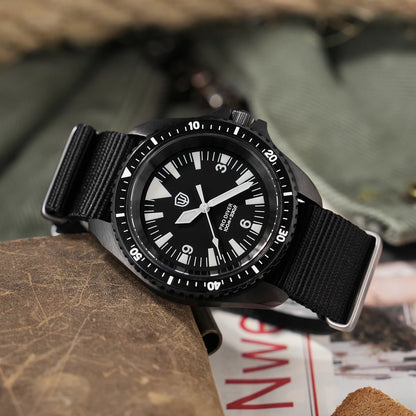 Watchdives WD1980 V3 Quartz Watch 100m Waterproof BGW9 Luminous Nylon Strap Watch Sapphire VH31 Movement Men Watch with Gift Box