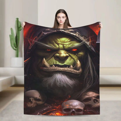 WOW World of Warcraft deke, kvalitetni mekani prekrivači za posteljinu, zimski dječji pokrivač za spavaću sobu, originalni prekrivač za krevet