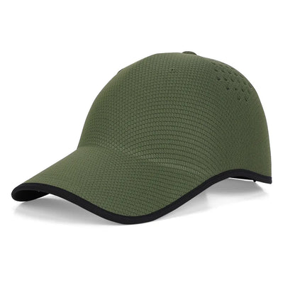 Nahtlose Baseballkappe für Herren – schnell trocknend, zusammenfaltbar, Sportkappe für Outdoor, Angeln, Klettern, Sport – leichte Schirmmütze, Sonnenhut