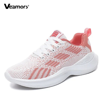Zapatillas de running para mujer, zapatillas deportivas informales transpirables, ligeras, para gimnasio y deporte al aire libre, cómodas