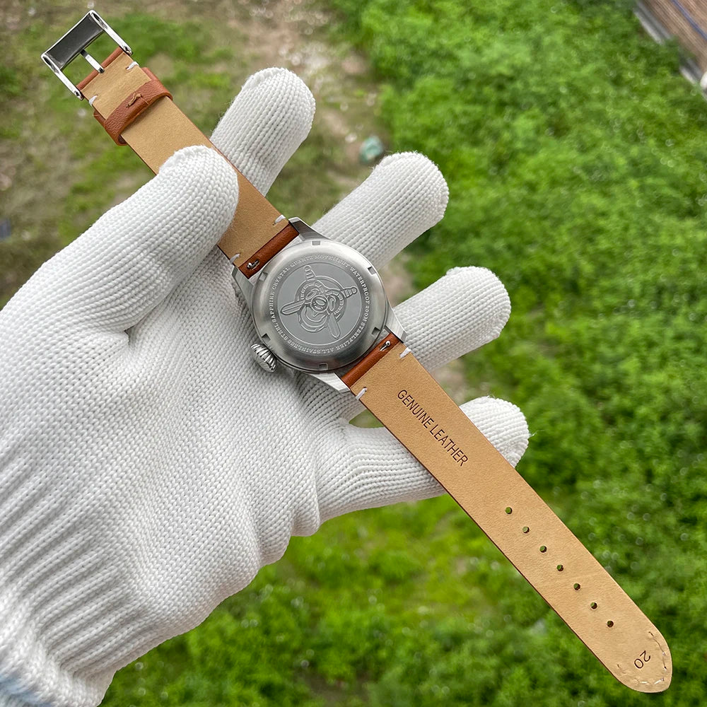 Relógio de Pulso de Quartzo de Luxo STEELFLIER Official SF746, Luminoso Suíço, Movimento Silencioso VH60, 20Bar, Impermeável, Multi-Fuso Horário