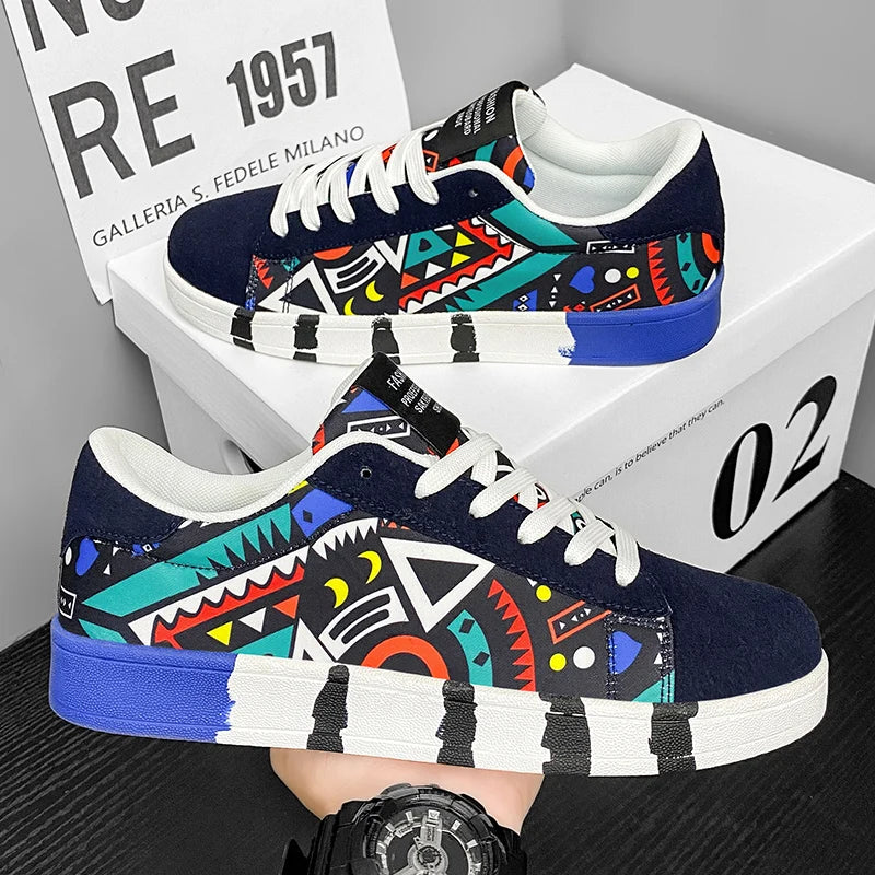 YRZL Παπούτσια Skateboard Ανδρικά Canvas Sneakers Casual Αναπνέοντα Παπούτσια Περπατήματος Ελαφριά Επίπεδα Παπούτσια για Άνδρες Street Trend Αθλητικό Παπούτσι