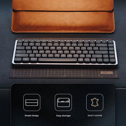 Lofree Flow Lite Wireless Mechanical Keyboard&PU Bag Lighter&Silenter POM Switch 2.4G Bluetooth&Wired Office Typing Gasket 84key
