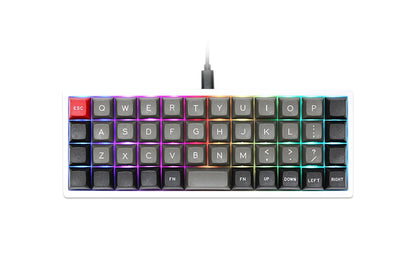CSTC40 40 RGB 40% hot Swappable Mechanical Keyboard PCB Programmed VIA VIAL software Macro Firmware rgb switch type c planck