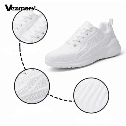 Zapatillas de running para mujer, zapatillas deportivas informales transpirables, ligeras, para gimnasio y deporte al aire libre, cómodas