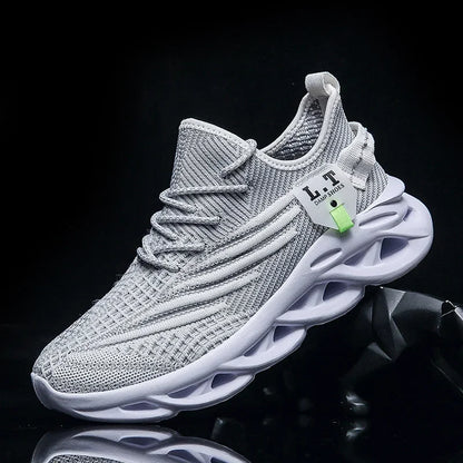 YRZL muške sportske crne tenisice za trčanje i jogging, ležerne outdoor tenisice od prozračne mrežice, ženske lagane crne tenisice za tenis s amortizacijom κρα κρα