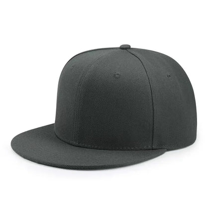 Big Bone Man Plus Size Baseballkappen für Erwachsene, flacher Schirm, Hip-Hop-Fitted-Cap, Herren und Damen, große Kappen, Snapback-Cap, Größe 6 3/4 bis 8