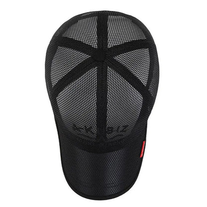 Chapéus de Verão para Homem e Mulher, Bonés de Basebol em Malha, Pala Bordada de Moda, Chapéu de Exterior com Letras Bordadas e Proteção Solar