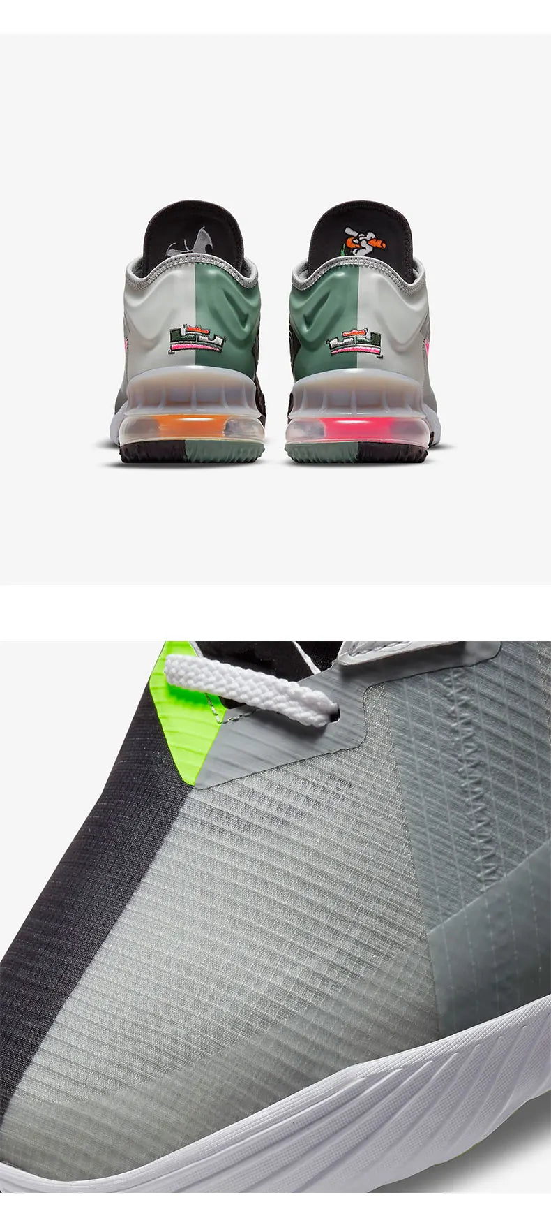 Nike genuine LEBRON XVIII James 18th generation men's and women's air cushioned basketball shoes CV7564-005