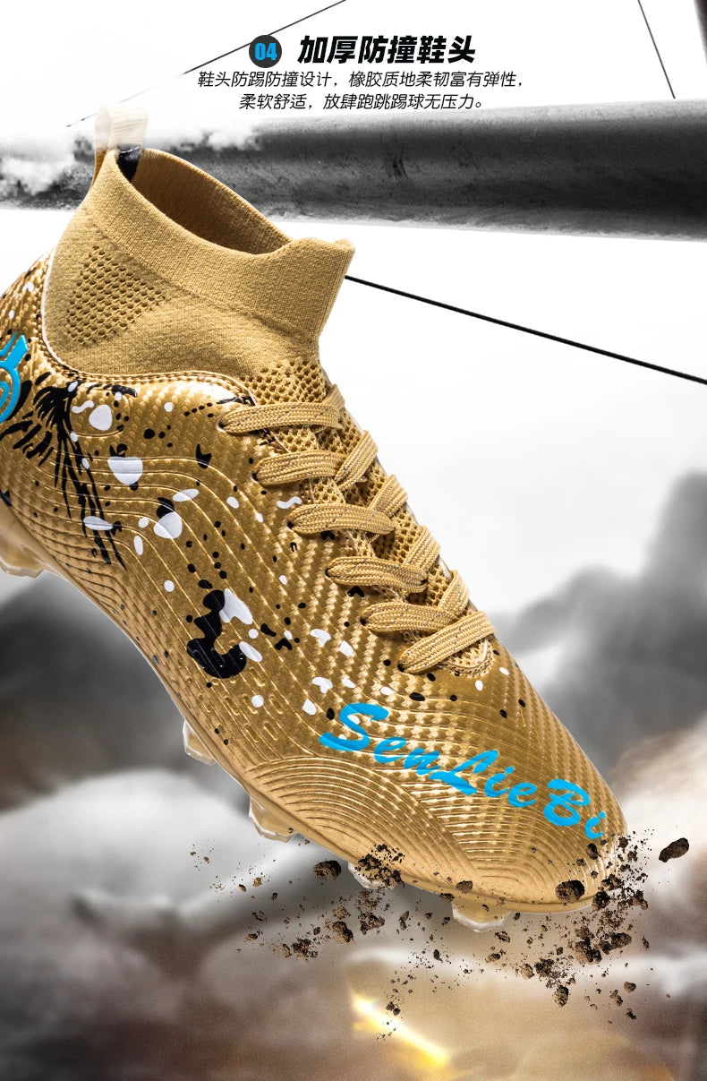 Miesten ammattilaisjalkapallokengät, luistamattomat jalkapallokengät, unisex, hengittävät, futsal-urheilu, uudet nappulakengät, drop shipping, ultrakevyet