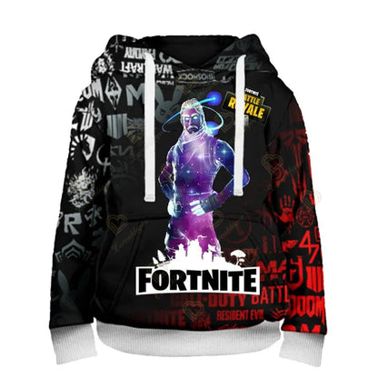 Φούτερ με κουκούλα Fortnite Fans 3D Battle Royale Print Cosplay Victory Printed για άνδρες, γυναίκες και παιδιά, streetwear φούτερ με κουκούλα