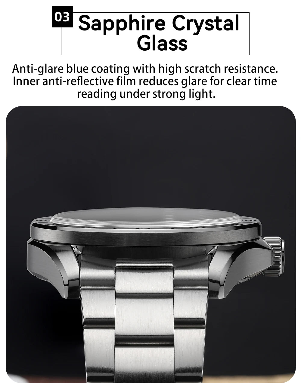 ADDIESDIVE GMT Men Quartz Watch Sapphire Crystal Swiss Ronda 515-24H Dual Time BGW9 Super Luminous 20Bar Waterproof Diver Watch