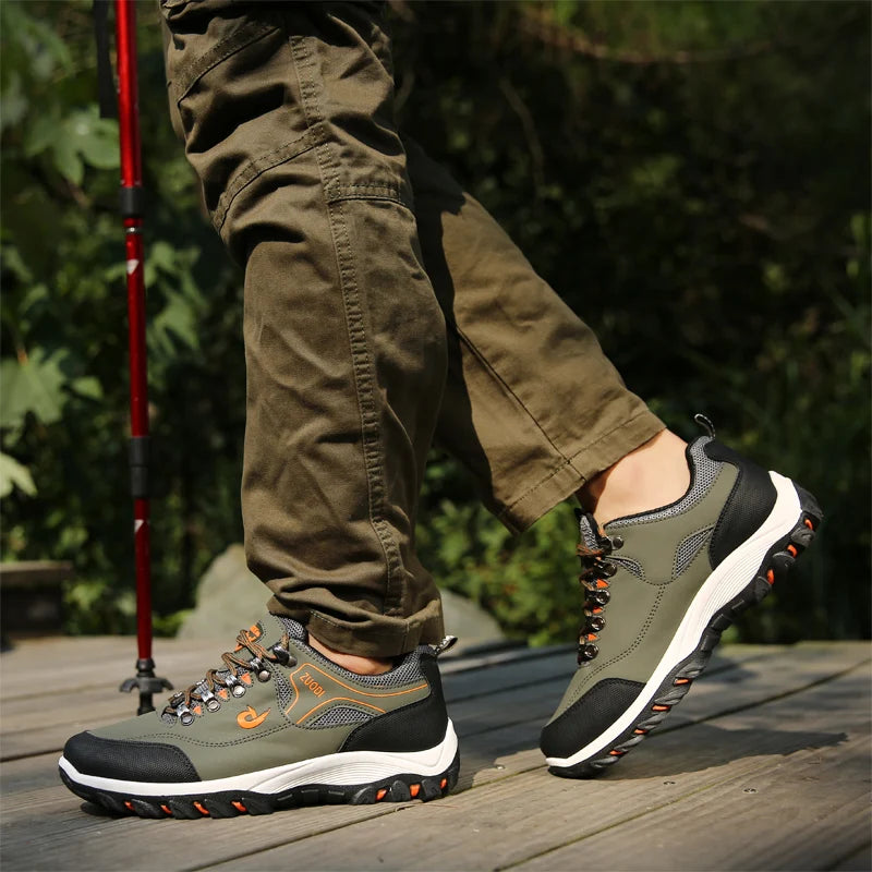 Pantofi casual din piele pentru bărbați, sneakers pentru primăvară, toamnă și iarnă, pantofi sport ușori pentru tenis și mers pe jos