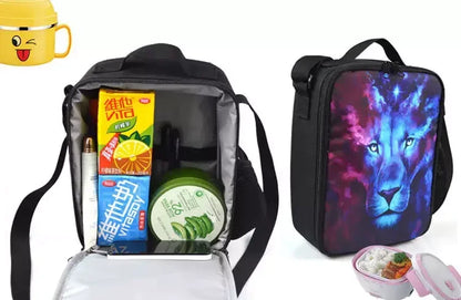 Hot Game F-FortniteS Child Insulated Large Capacity Bag for Boy Girl Student Outdoor Picnic Resuable Thermal Cooler Lunch Box