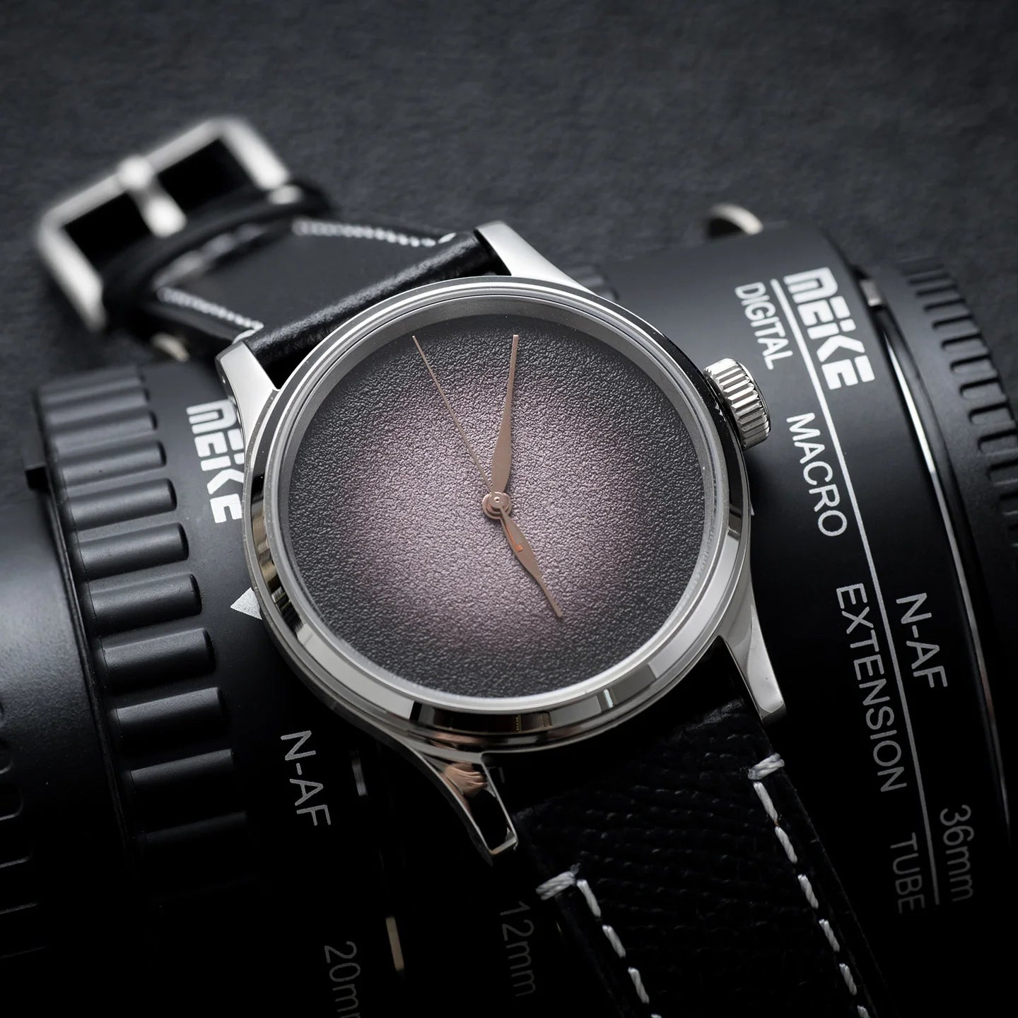 MysteriousCold 38mm Genuine Men's Mechanical Watch 2824 Movement Sapphire 100M Waterproof Leather Business Watches reloj hombre