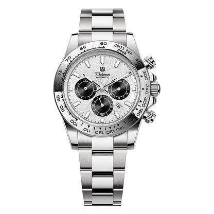Watch For Men Luxury Stainless Steel Clock Fashion Casual Multi-functional Design Automatic Mechanical Wristwatch
