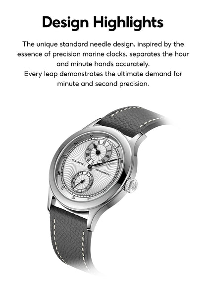 FARASUTE Manual Mechanical Men's Watch Seagull Movement Sappnt Sapphire Crystal Business Waterproof Regulateur Men Watch Reloj