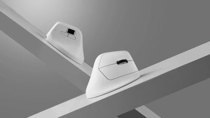 Keychron M5 безжична ергономична мишка, оптична, 8K Polling Rate, 2.4GHz и Bluetooth, Type-C, 3950 сензор