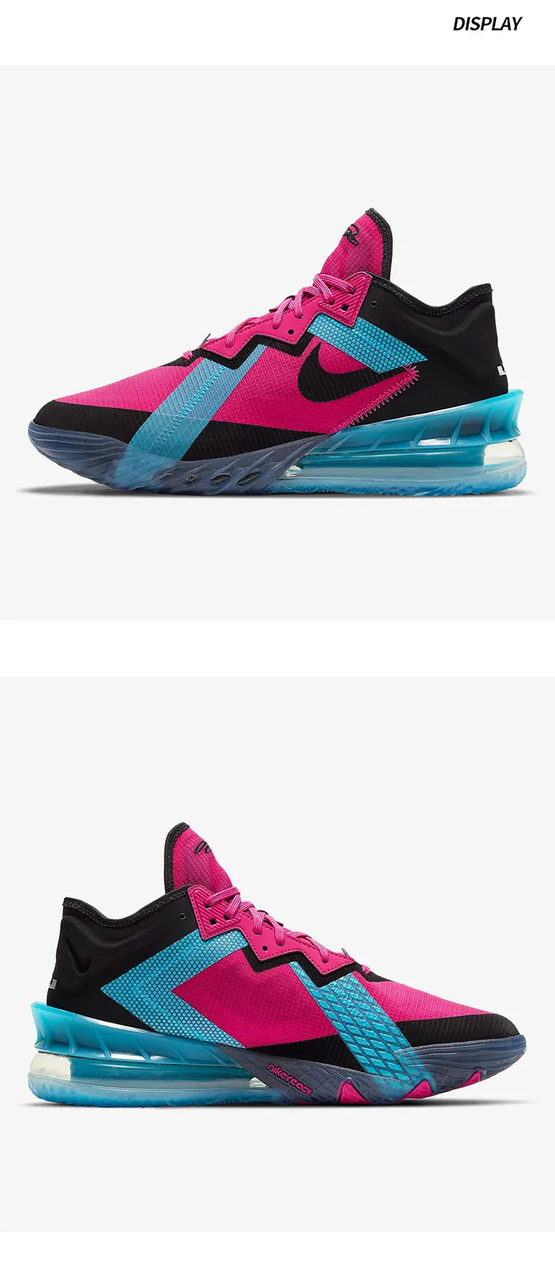 Ténis de basquetebol desportivos Nike LEBRON XVIII LOW EP originais para homem e mulher CV7564-600
