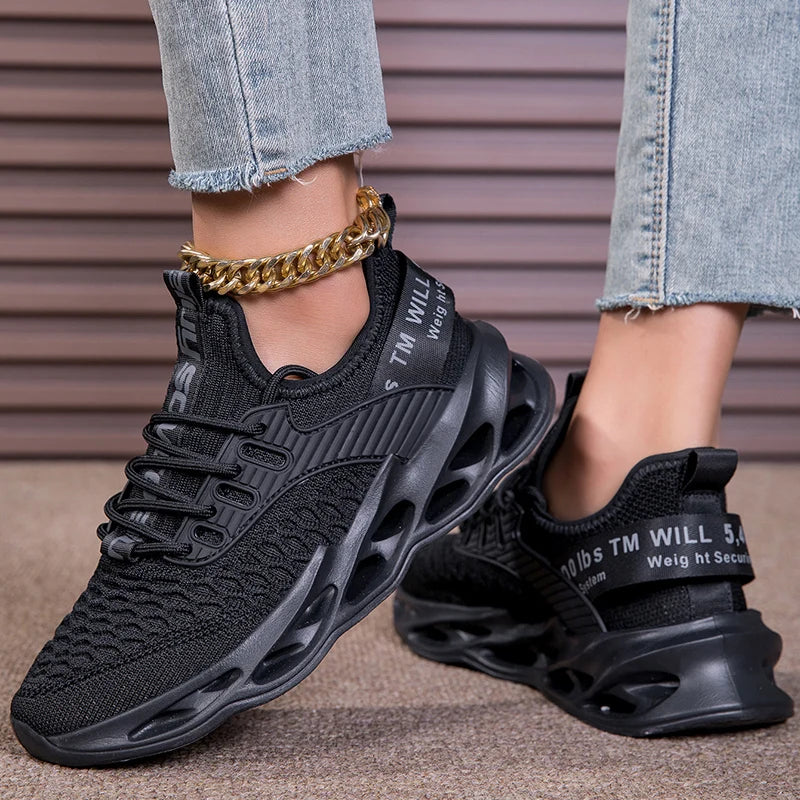 Zapatillas deportivas de moda para mujer, zapatillas con plataforma, zapatos planos de primavera-invierno, zapatillas de running para mujer, tallas grandes, 43
