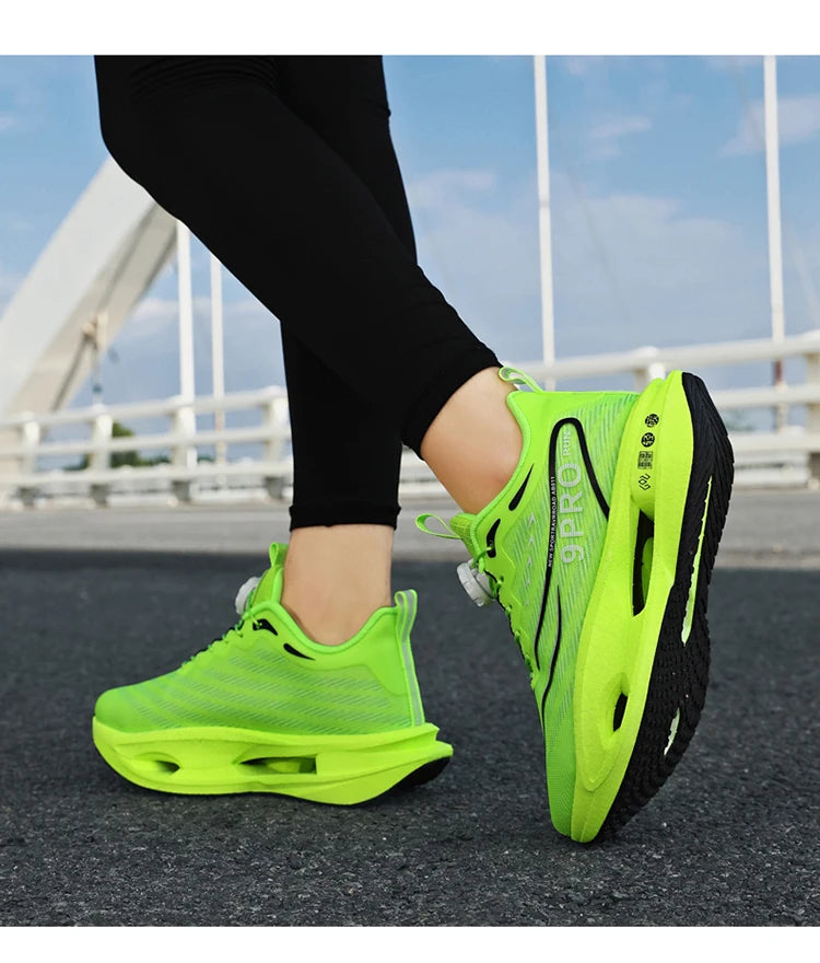 pánské a dámské běžecké boty, prodyšné závodní sportovní boty, s karbonovým odpružením, lehké pánské boty na jogging a trénink