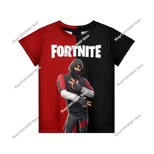 2026 Fortnite T-shirt Boys Summer Anime Game T Shirt Everyone T-Shirt Cute Tee Shirt Basic Battle Gamer Short Sleeve Man Tshirt