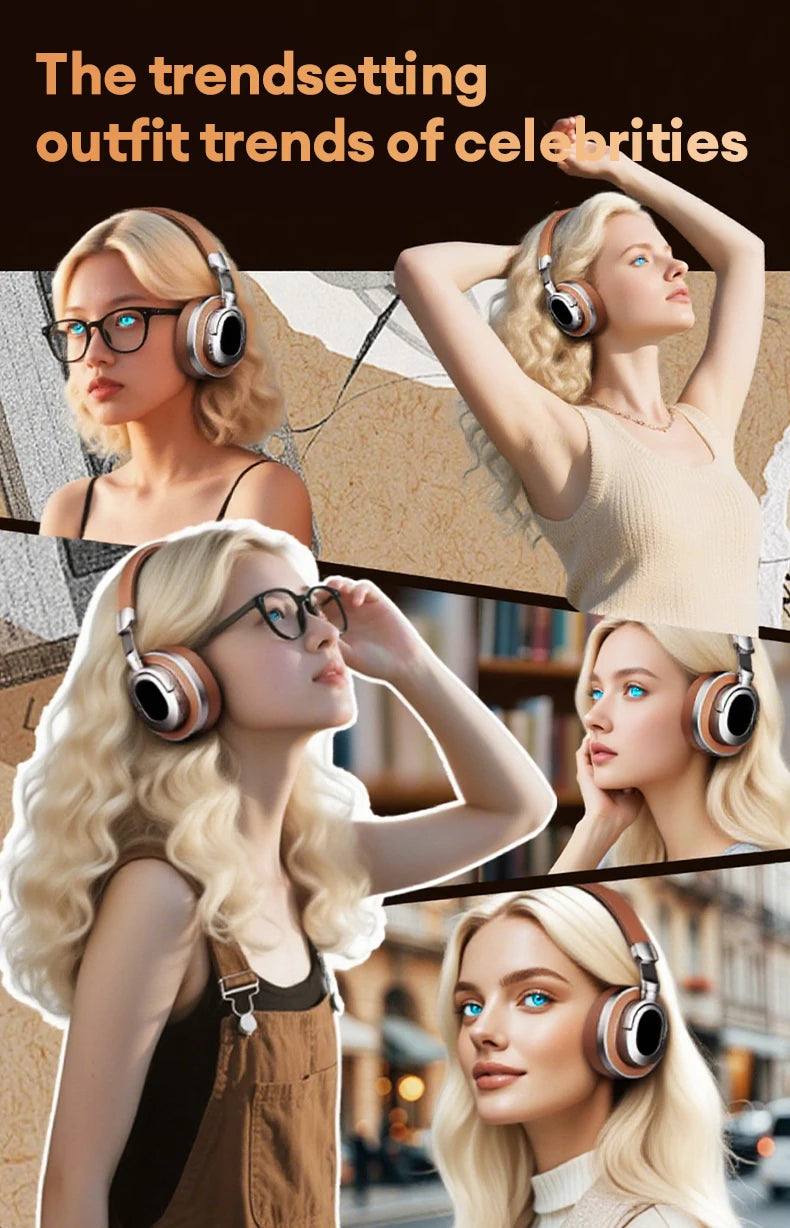Lenovo LE602 Bluetooth 6.0 Over-Ear Headphones – HiFi Stereo ANC Wireless & Wired Gaming Headset with ENC HD Mic